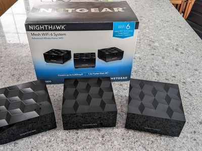 Netgear Nighthawk Mesh WiFi 6 Router System