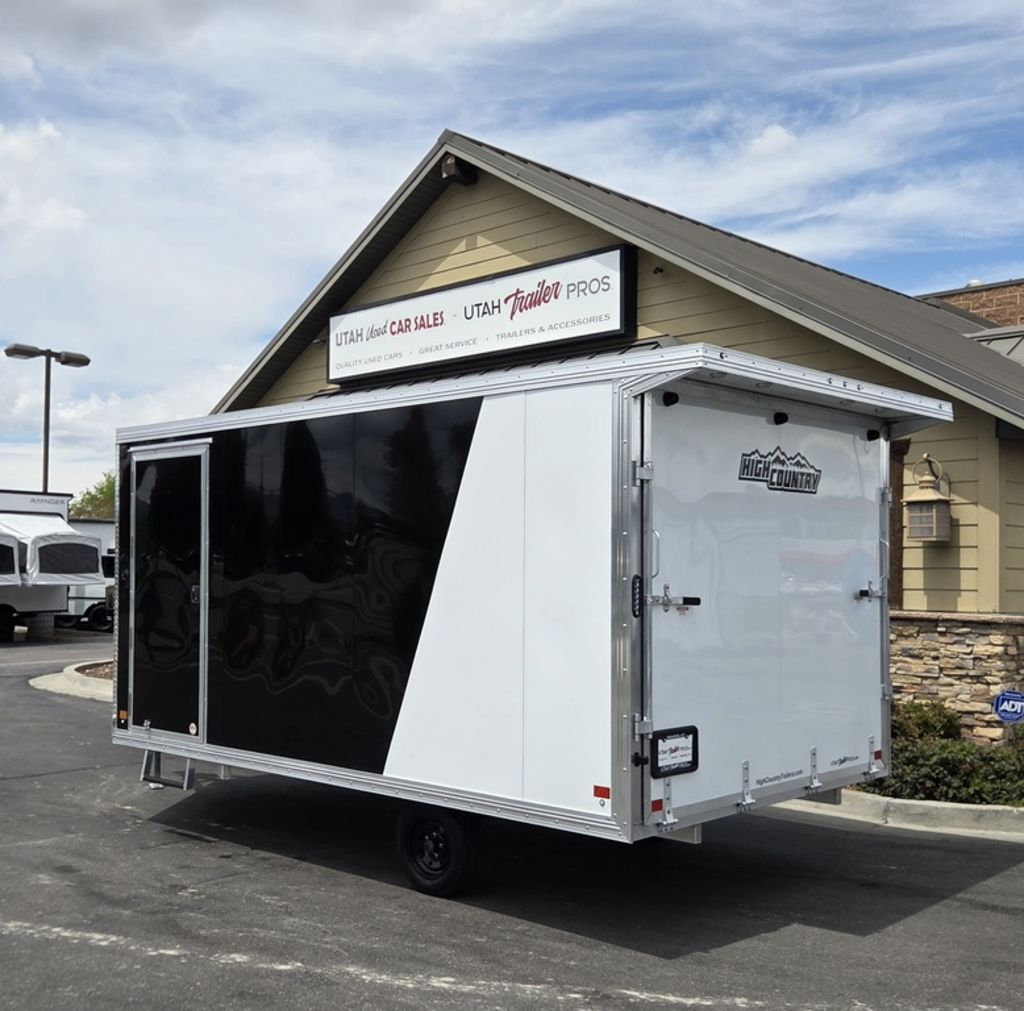 8.5x14 high country snowmobile trailer enclosed cargo all aluminum High Country 2026