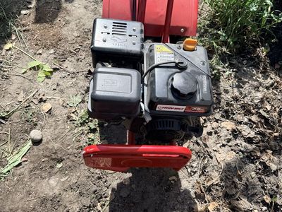 Troy-Bilt 208cc Red Garden Tiller Cultivator - Powerful and Reliable