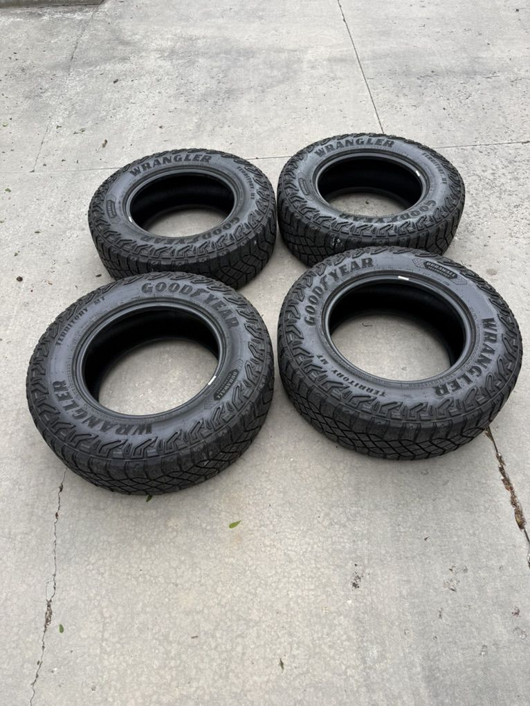 4 Goodyear Wrangler Territory MT (tires Only)