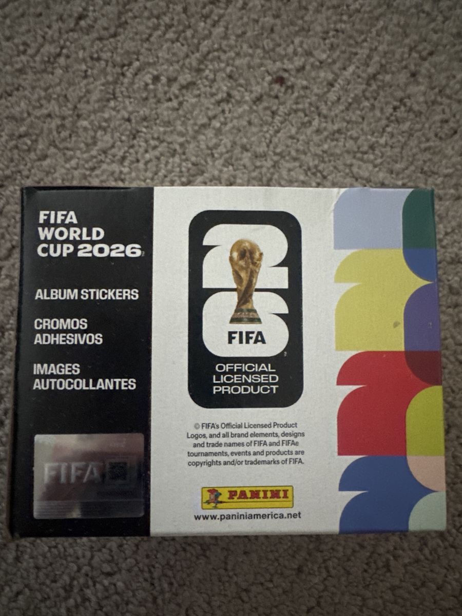 Panini FIFA World Cup 2026 Album Stickers - Sealed Box, 25 Packs (7 Stickers/Pack)