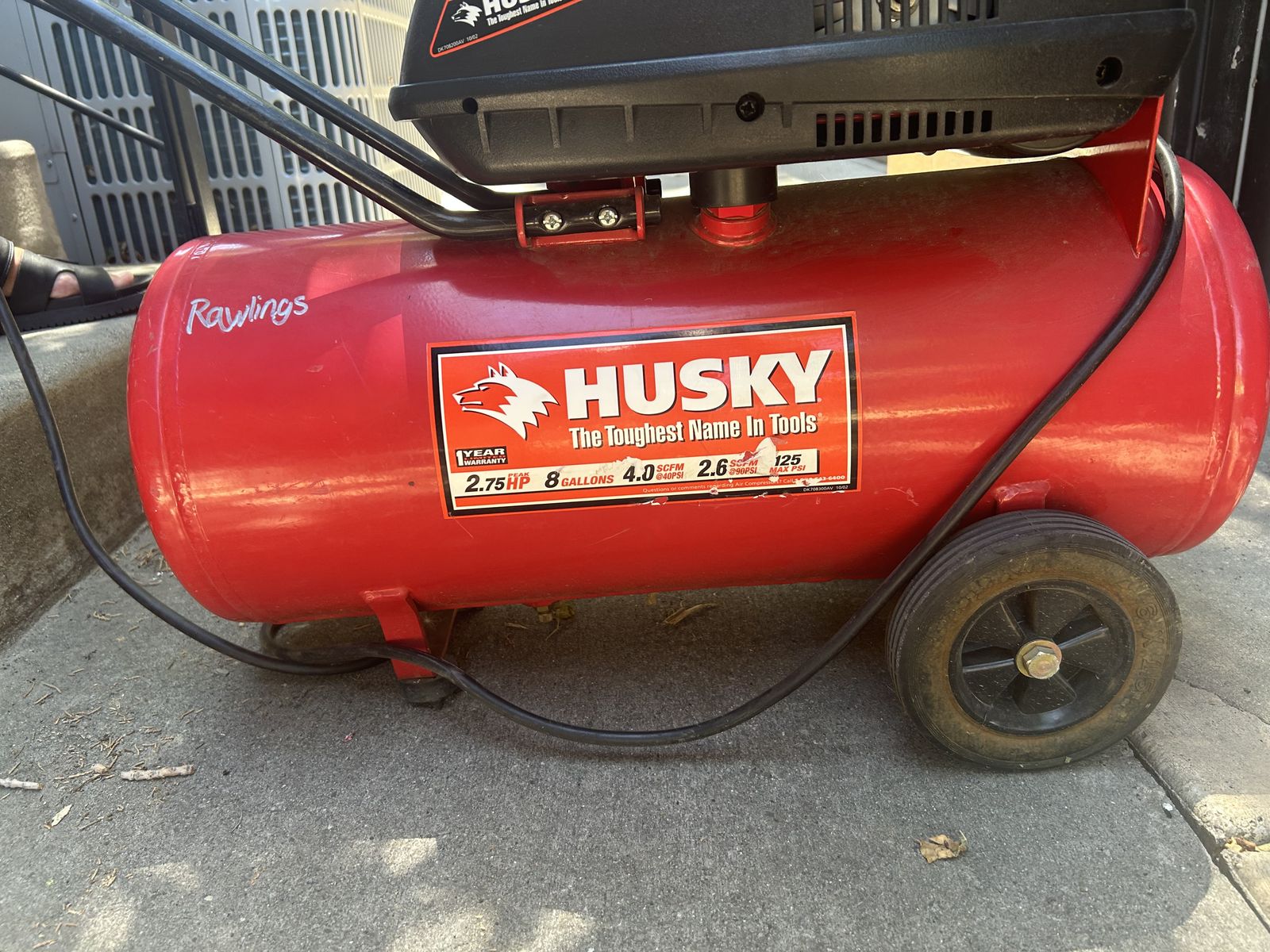 Husky 2.75 horse power compressor