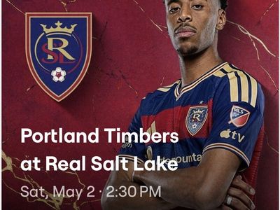 Two 3rd Row Tickets RSL Vs Portland 5/2 2:30pm
