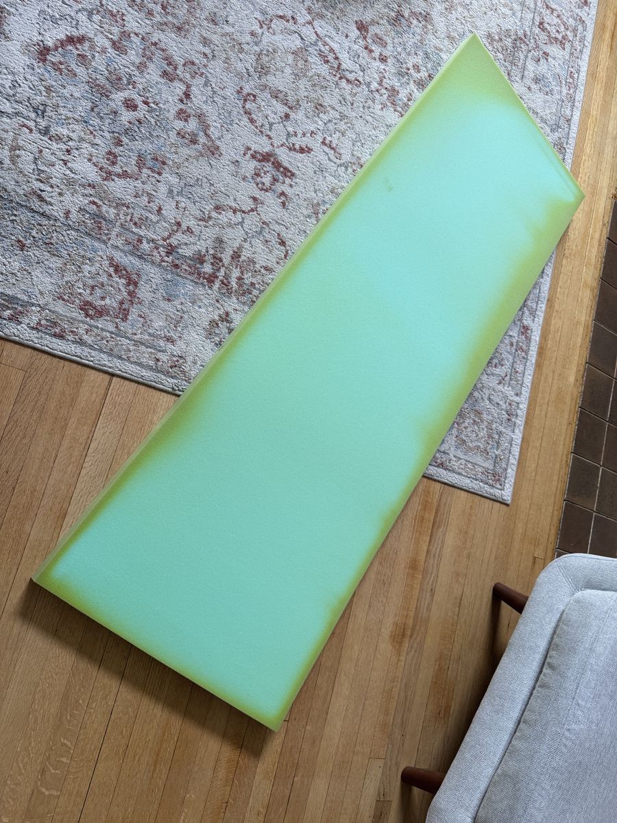 Upholstery Foam 72 inch by 24 inch by 2 inch