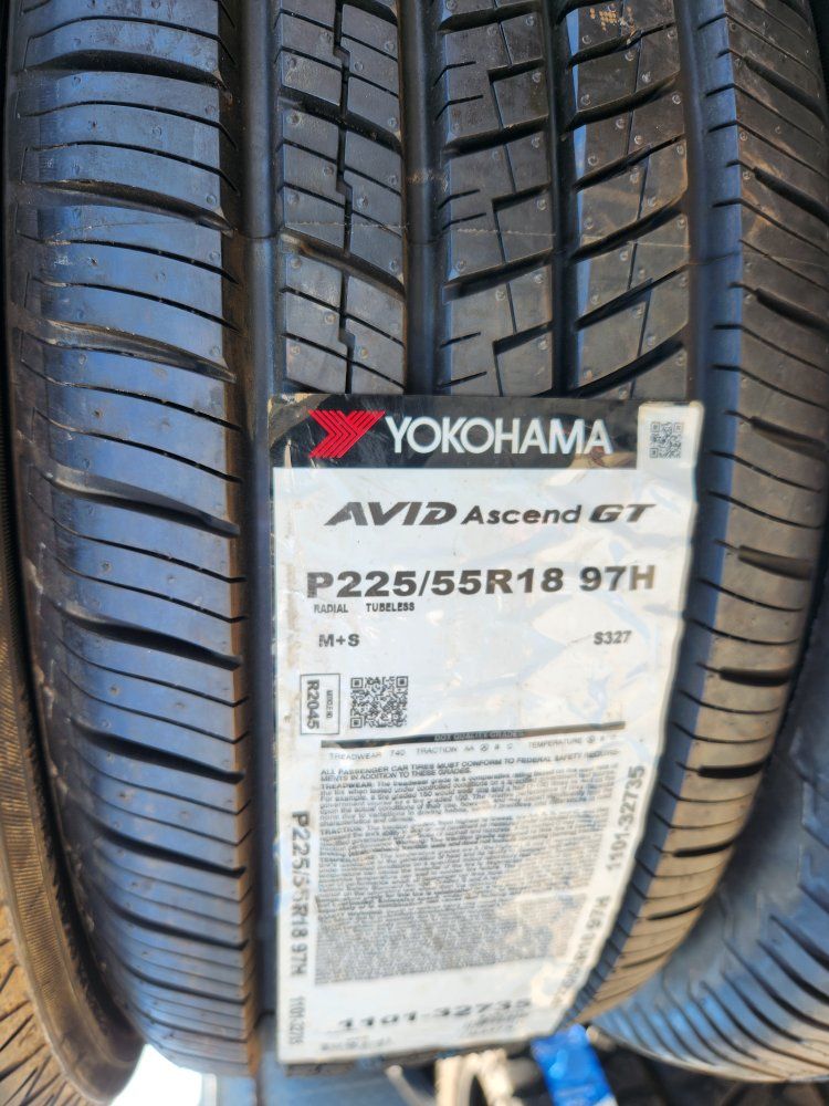225/55r18 yokahama avid ascend gt