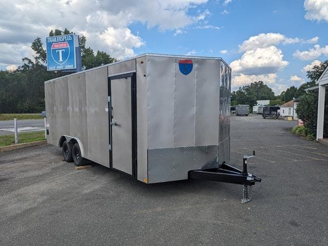 8.5x20 Interstate V-Nose Enclosed Car Carrier Trailer FREE INSPECTION