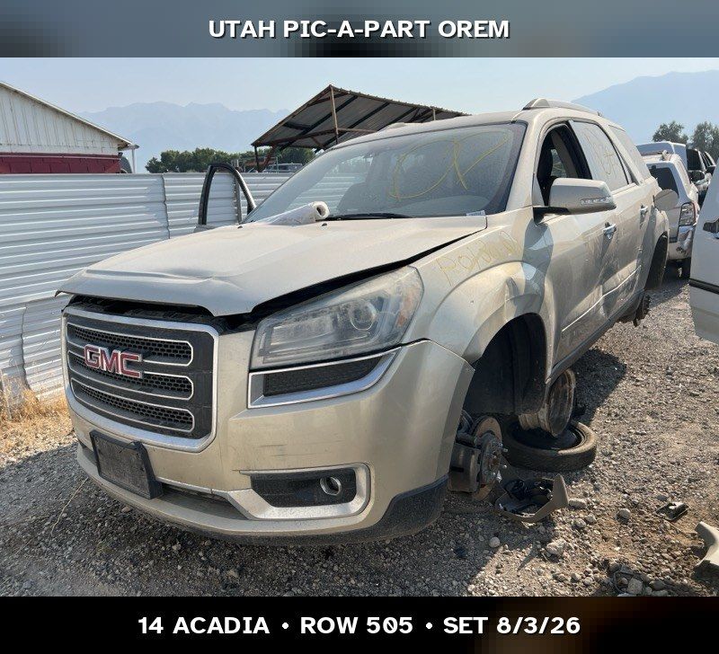 Just In! 2014 GMC Acadia Parts - UTPAP Orem