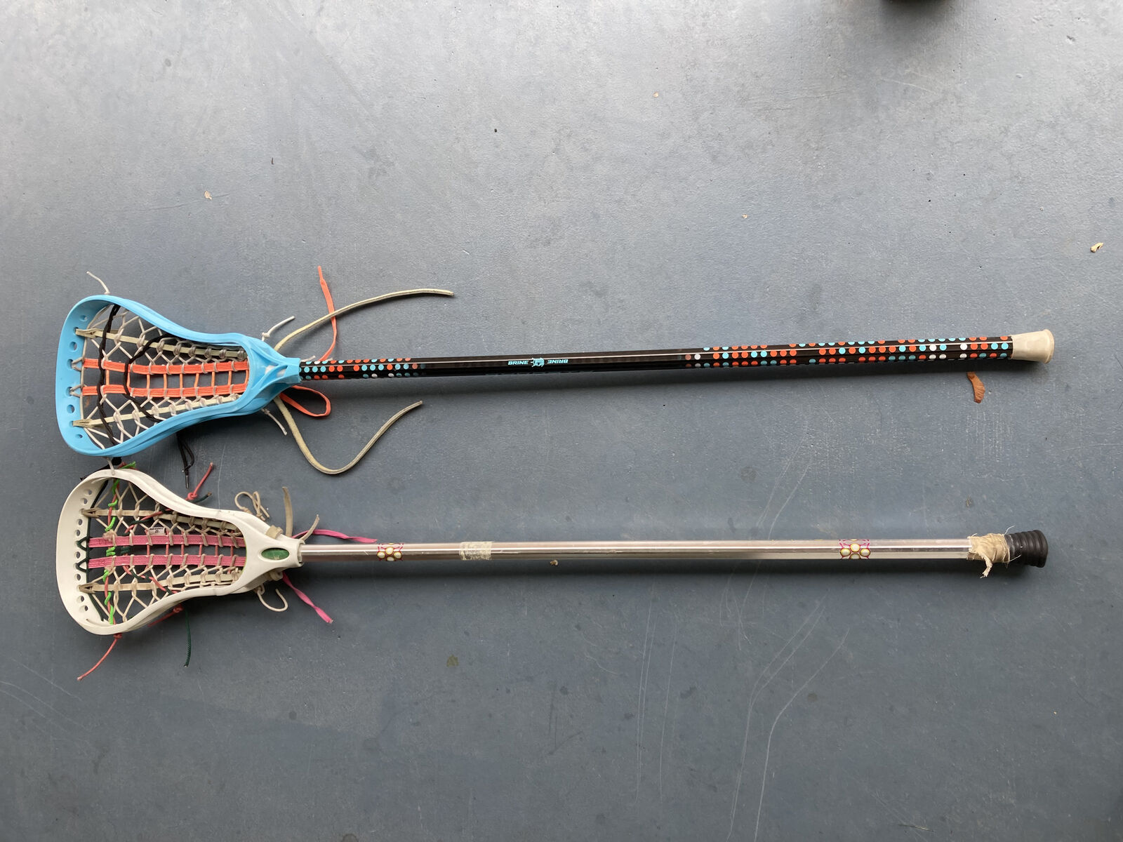 Women's Lacrosse Sticks: Brine Dynasty Rise stick 42.5 inches (SOLD) & Reebok 3K stick with Warrior Tantrum head 42 inches