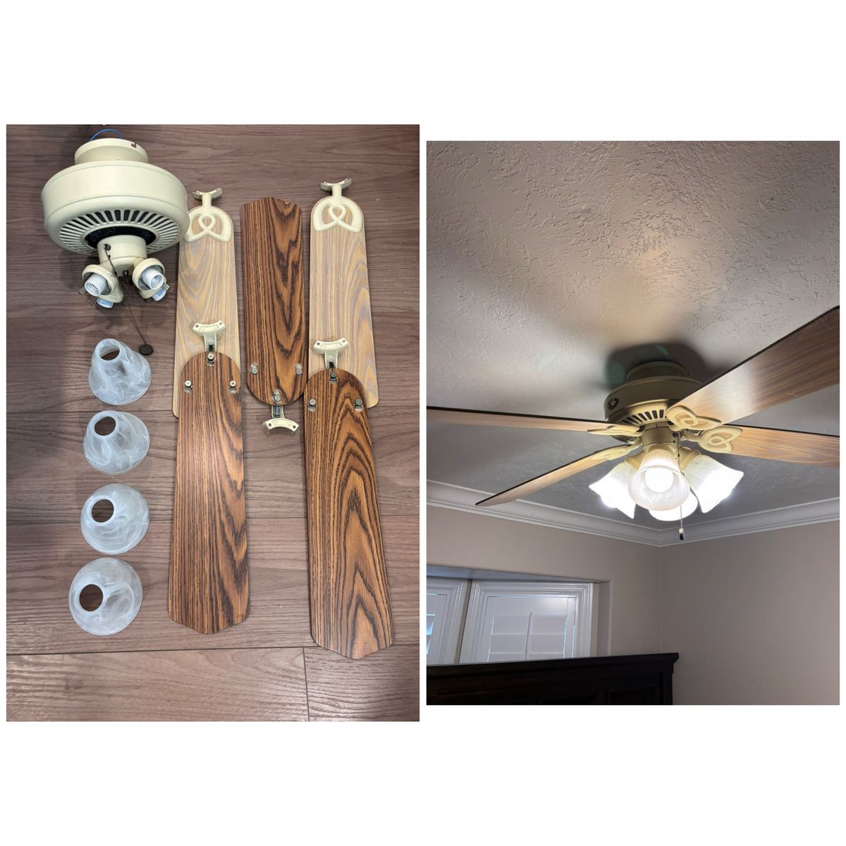 Ceiling Fan 52” Perfect If You Need To Cool Down!