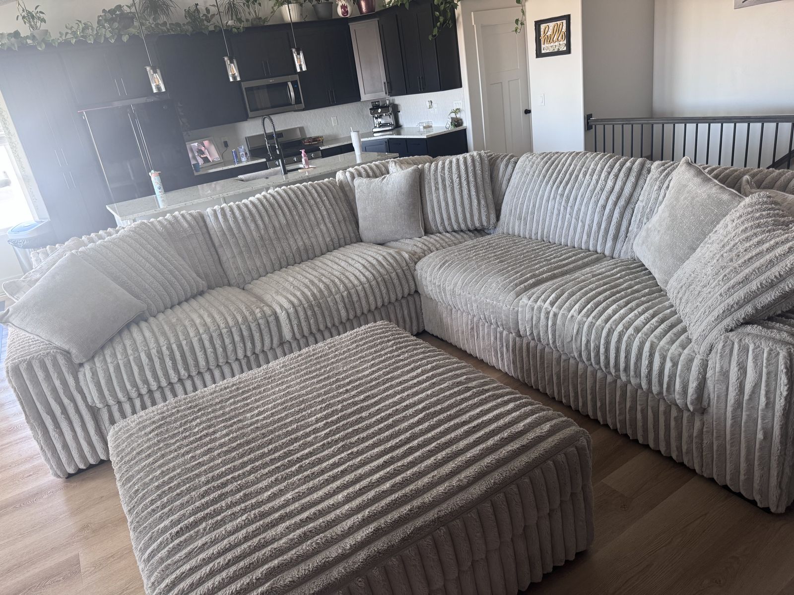 Sectional and Ottoman