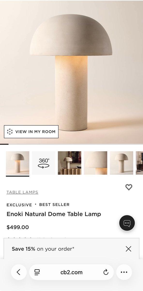 CB2 Enoki Lamp -- Brand New