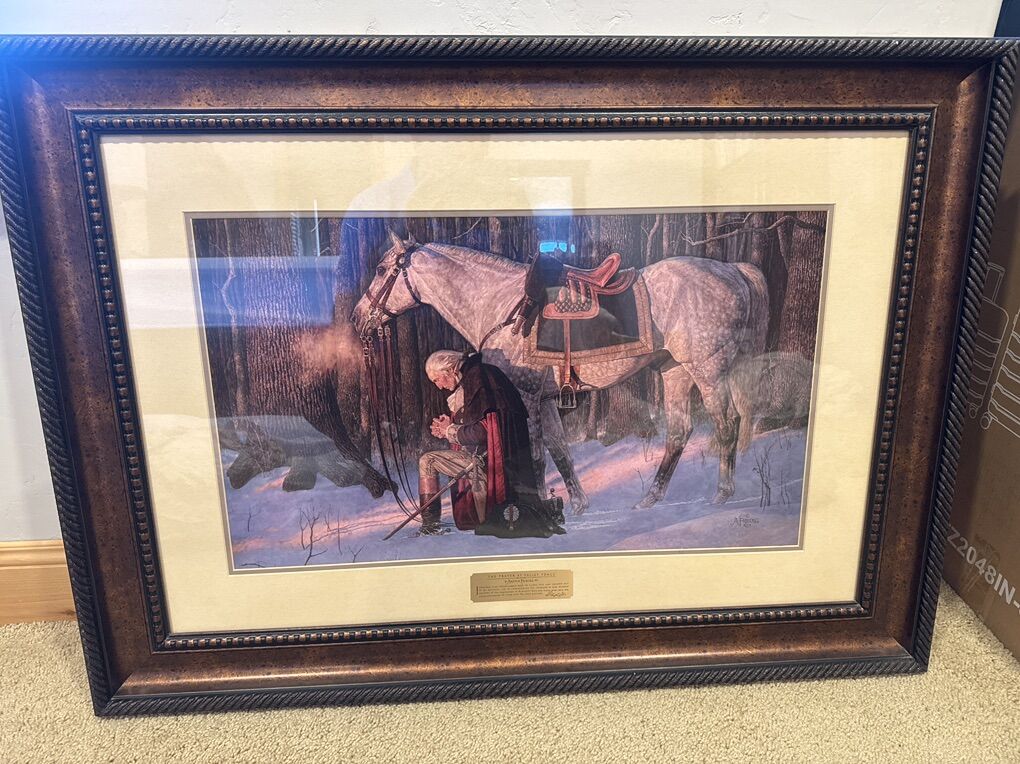 Valley Forge Georg Washington Picture