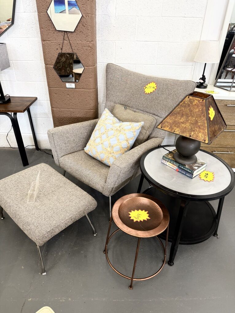 Chair + Ottoman $150 OBO