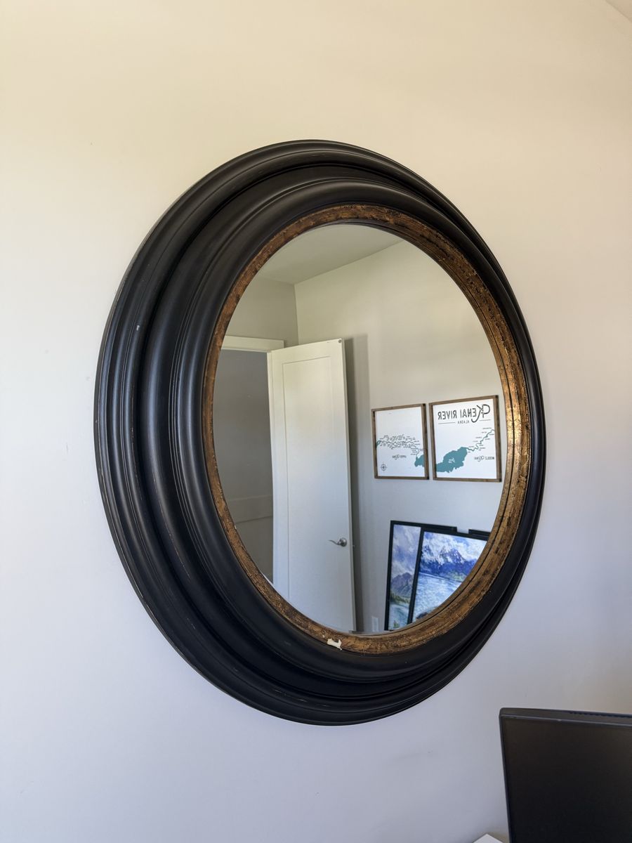Large wall mirror 44”