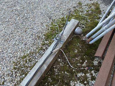 Temp Power Pole And Meter Base