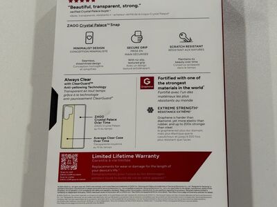 NEW ZAGG Crystal Palace Snap Magnetic Case - Galaxy S25 Ultra