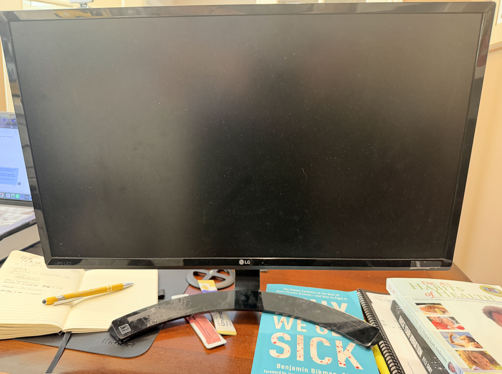 2 LG 24" monitors