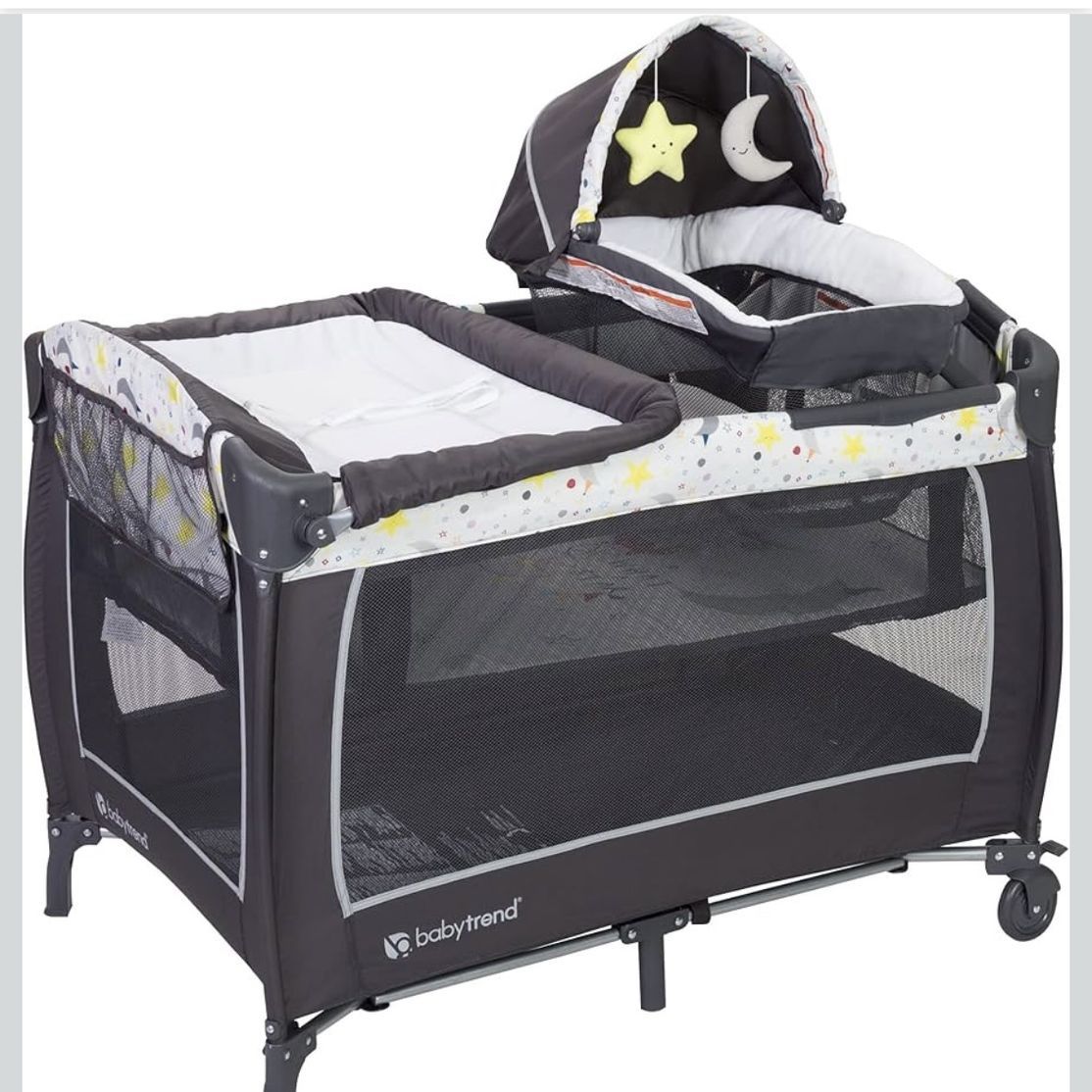 Baby Trend Pack and Play Basinet Playpen 