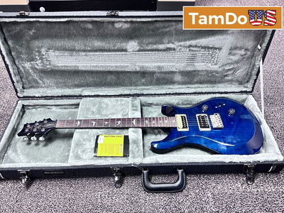 PRS S2 Custom 24 Lake Blue Electric Guitar 6-String w/ Road Runner Hard Case