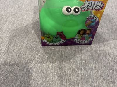 Kitty Squeeze! PFNC Green Squishy Cat Sensory Toy New in Box