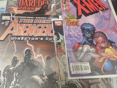 Marvel Comics Lot: X-Men, The New Avengers, Daredevil 2099 - Direct Edition Collector Set