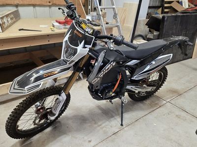 Orion RX50E Electric Dirt Bike Black 17" Rear Wheel 19" Front Wheel Trail Bike