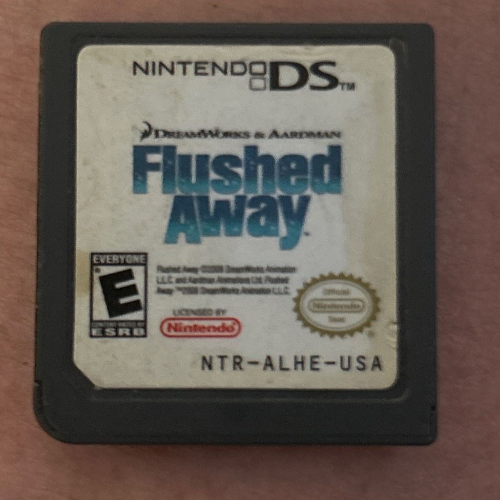 Flushed Away Nintendo DS Game Cartridge - Used