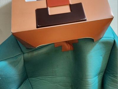 Minecraft Steve Costume Kid Size L/G (10-12) with Headpiece - Disguise Inc.