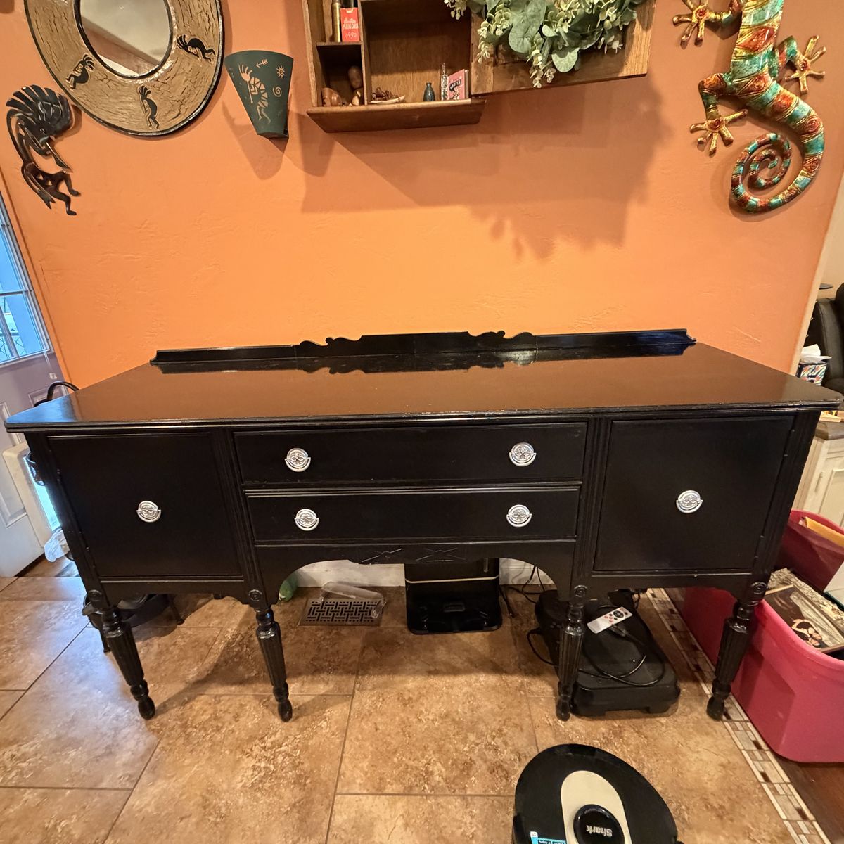 Vintage antique sideboard buffet
