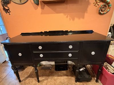 Vintage antique sideboard buffet