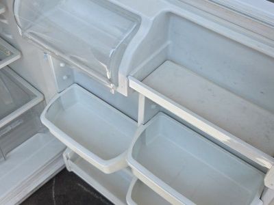 Maytag White Top Freezer Refrigerator with Ice Maker, Used Condition NEED IT GONE!