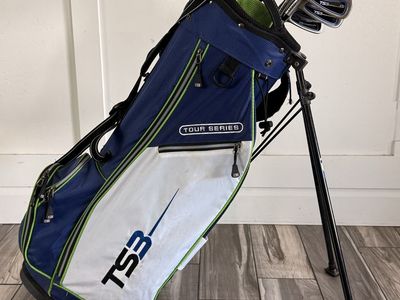 TS3 Tour Series Junior Golf Club Set with Stand Bag - Youth Left-Handed Complete Set