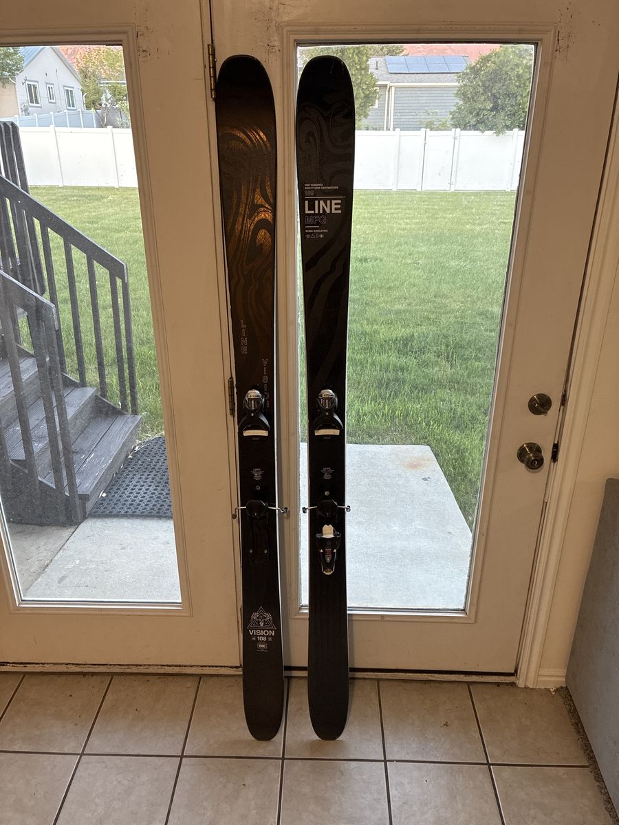 Line vision 108 skis 189cm