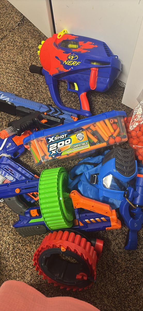 Nerf gun collection