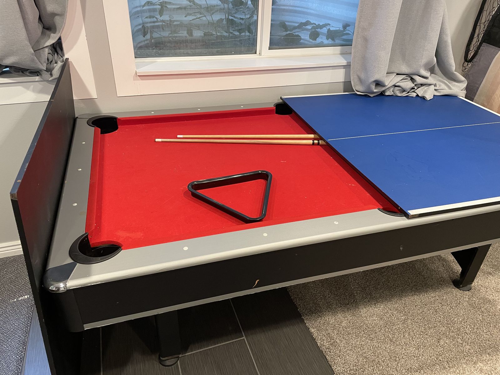 Small Pool Table/Ping Pong Table Combo