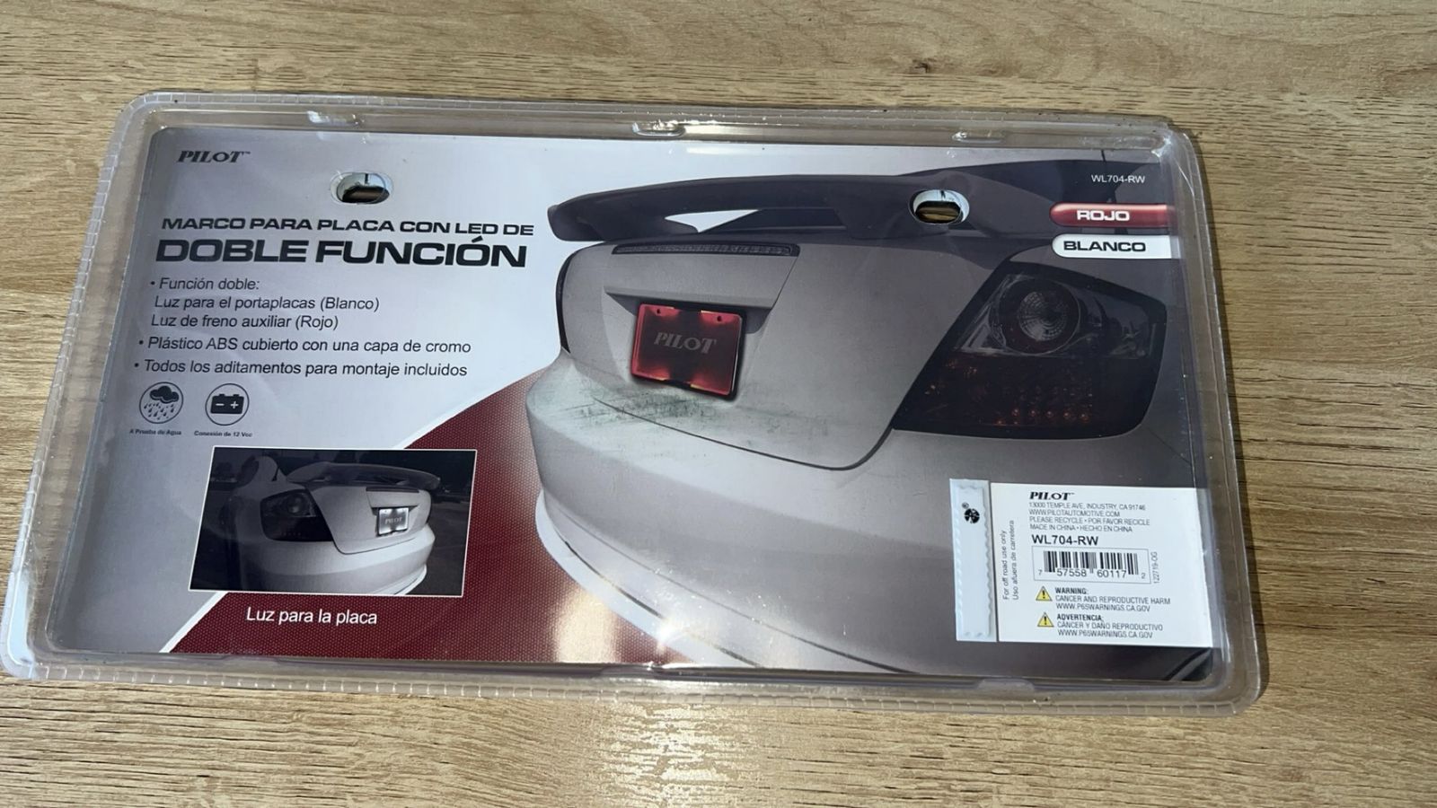 LED License Plate Cover