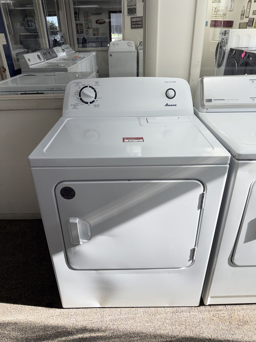 GREAT CONDITION AMANA ELECTRIC DRYER W-WARRANTY