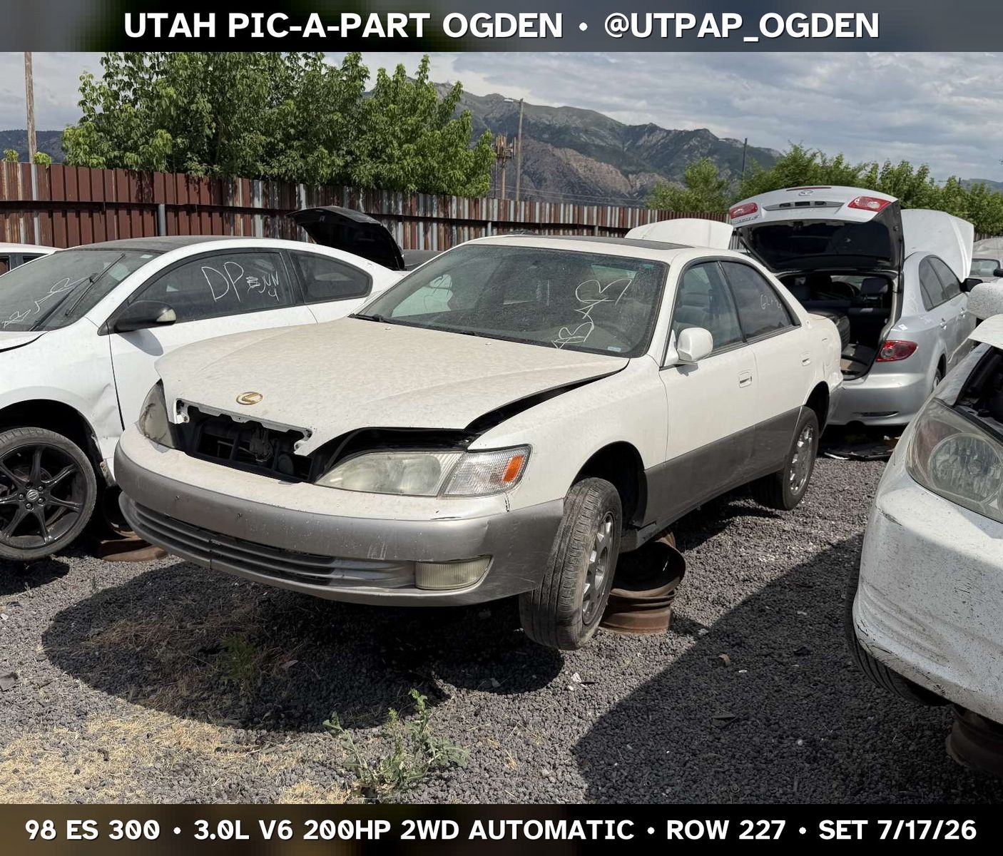 1998 Lexus ES 300 Parts - UTPAP Ogden