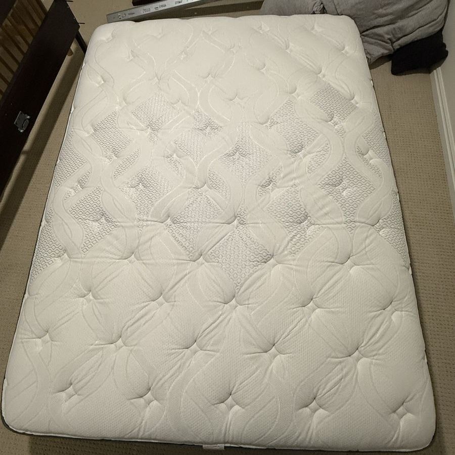 Queen mattress and IKEA bed frame