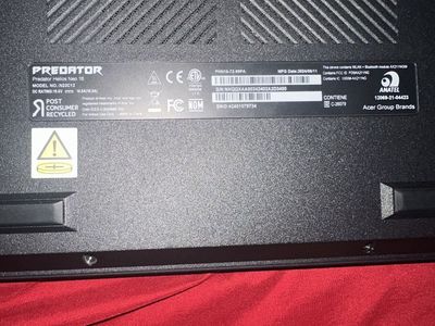 Predator gaming laptop