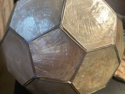 West Elm Capiz Sphere Gold Large Decorative Orb