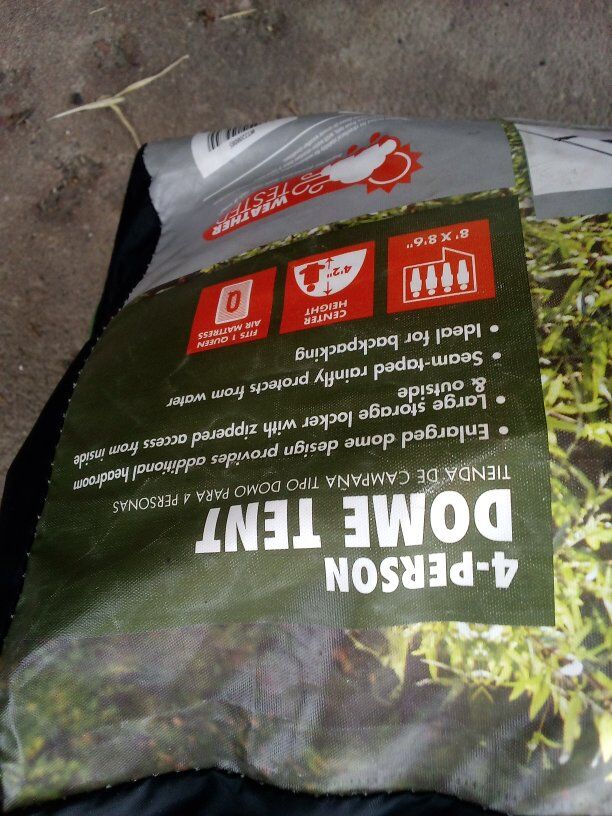 ozark trail, 4 person dome tent