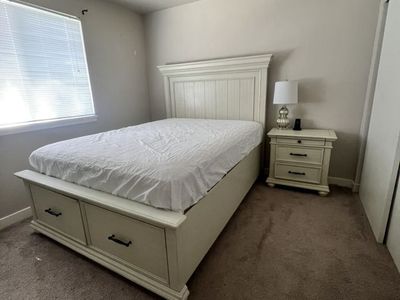 Queen Bed And Nightstand