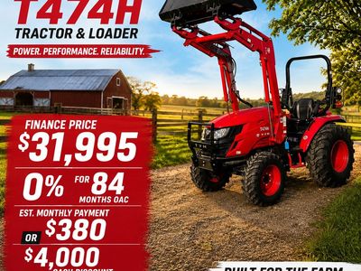 New TYM T474H Tractor and Loader