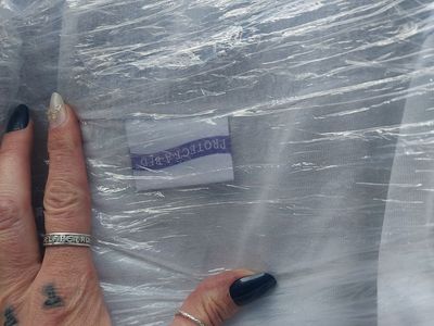 Queen protectabed purple brand mattress and box spring