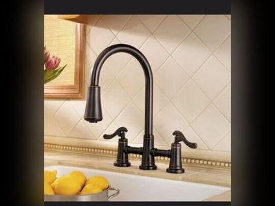 Pfister Pull Out Tuscan Bronze Kitchen Sink Faucet