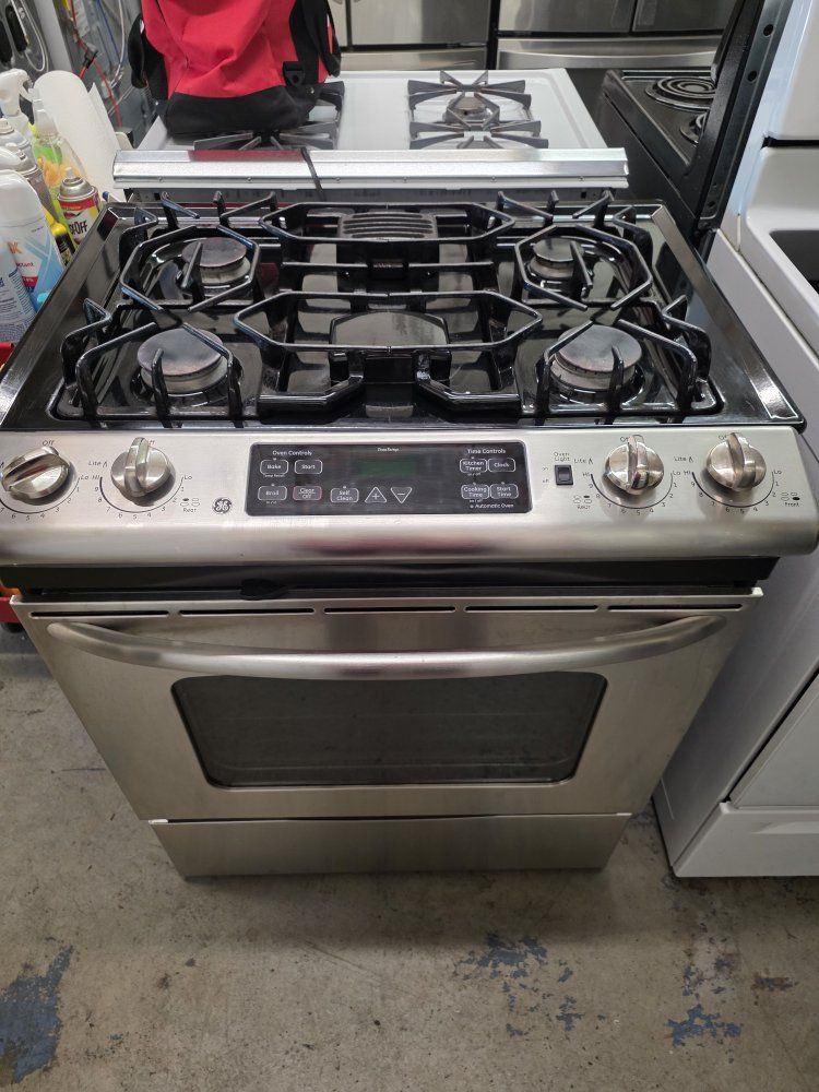 ge slide-in gas range