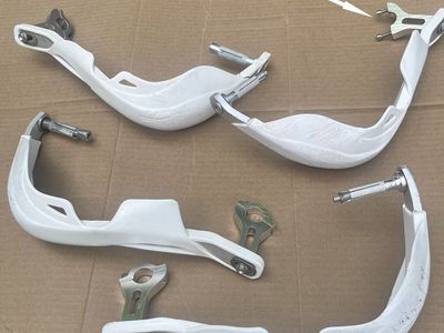 Acerbis Rally Pro X-Strong Handguards (2 sets) White. Used