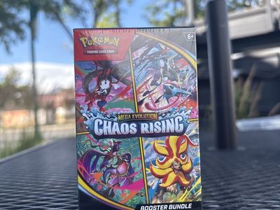 Pokemon TCG: Mega Evolution Chaos Rising Booster Bundle - 6 Packs Sealed, New, Ages 6+