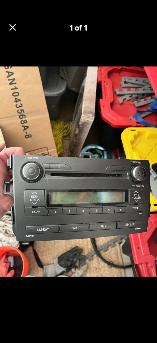 Toyota OEM Car Audio CD Player AM/FM/SAT Radio with MP3/WMA/AUX Compatibility